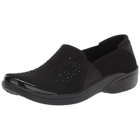 Lifestride BZees Womens Poppyseed Loafer Slip On H7469F3 Black Rhinestone 9.5M - Picture 9 of 16